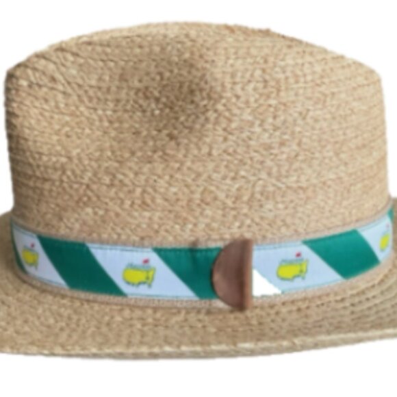NWT Augusta National Masters Tournament Dorfman Pacific Natural Straw Hat  L/XL - Picture 4 of 10